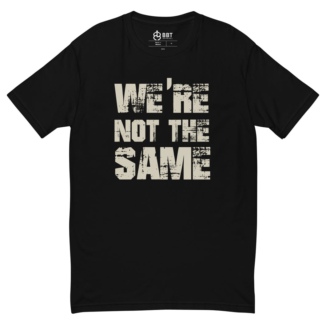 We're Not the Same Men's T-Shirt&color_Black