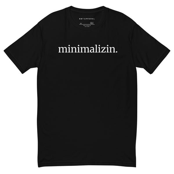 MINIMALIZIN. Tee — Freedom Through Focus Collection (Black)