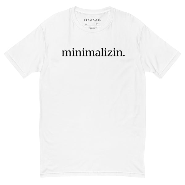 MINIMALIZIN. Tee — Freedom Through Focus Collection (White)