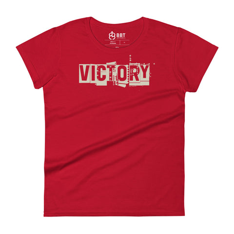 VICTORY Women's T-Shirt&color_True Red