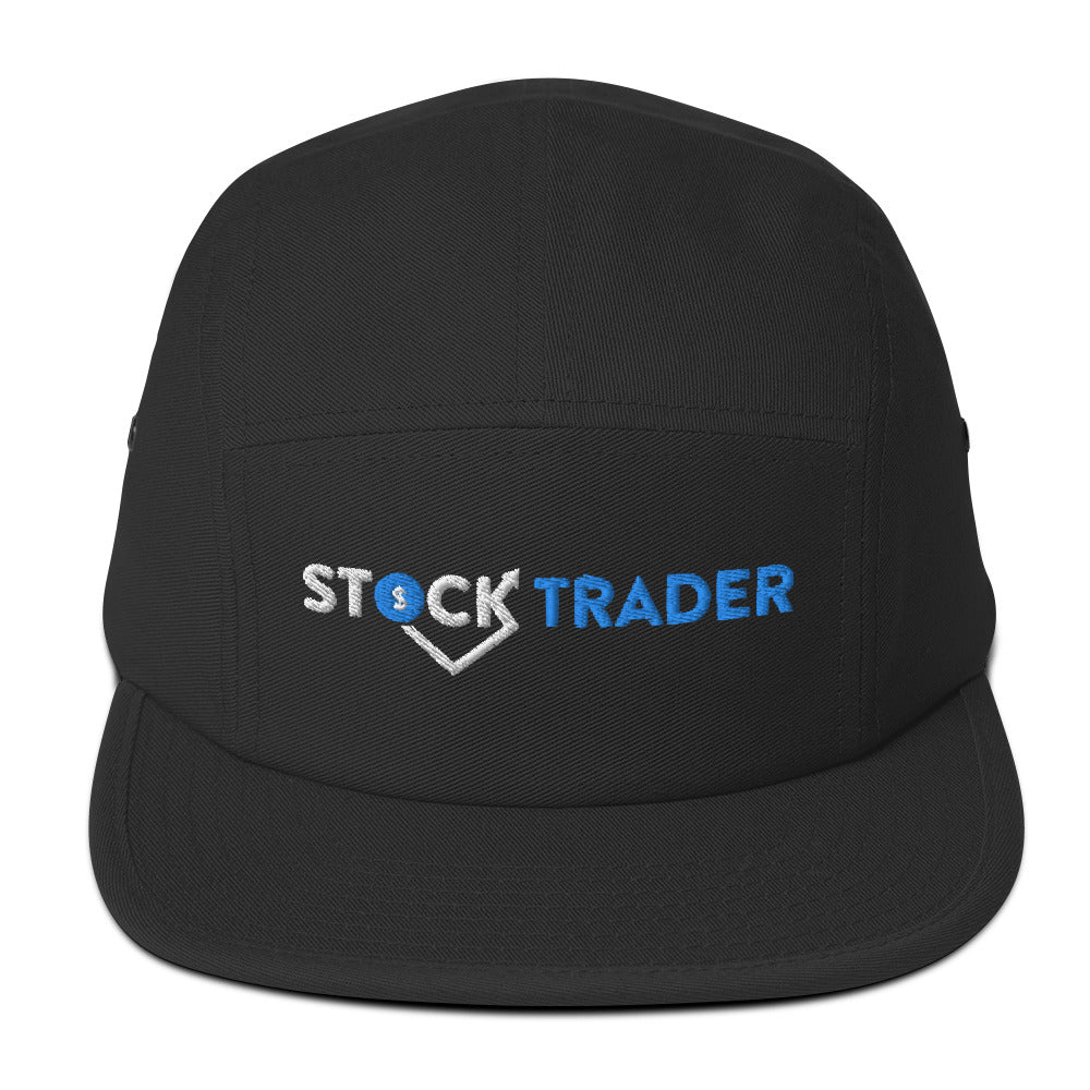 Stock Trader Five Panel Cap&color_Black