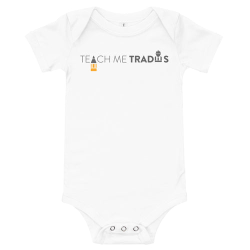 Teach Trades Baby One Piece&color_White