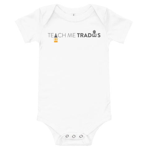 Teach Trades Baby One Piece&color_White