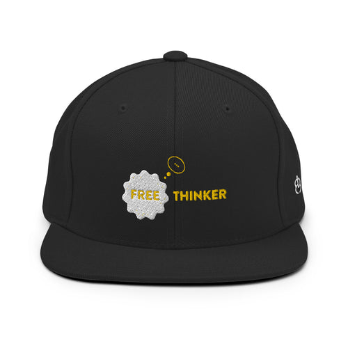 Free Thinker Snapback Hat&color_Black
