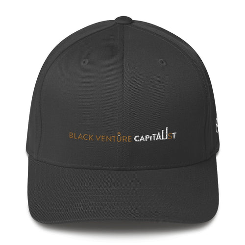 Black Venture Capitalist Women's Structured Twill Cap&color_Dark Grey