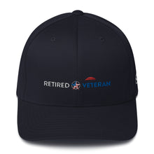Load image into Gallery viewer, Retired Veteran Structured Twill Cap
