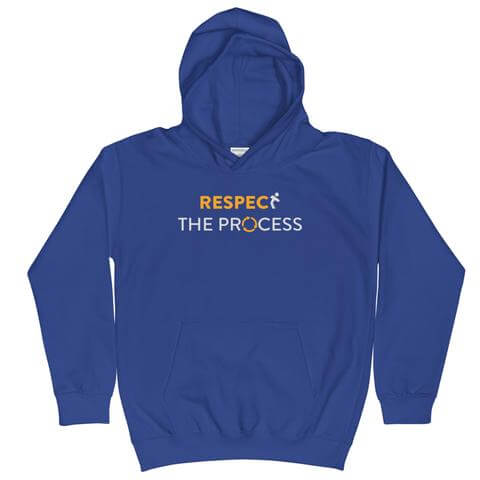 Respect the Process Kids Hoodie - BBT Apparel