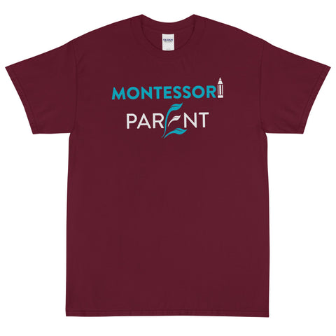 Montessori Parent Men's T-Shirt&color_Maroon