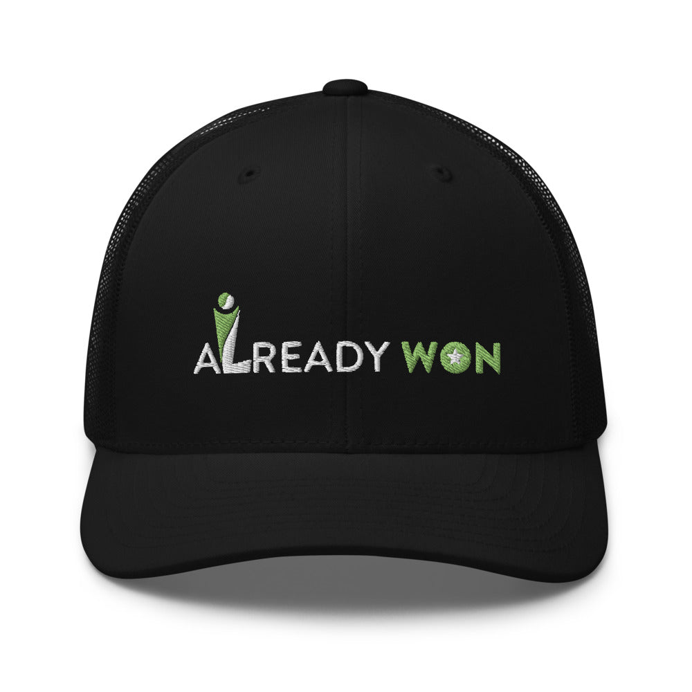 Already Won Trucker Cap&color_black