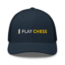 Load image into Gallery viewer, I Play Chess Trucker Cap