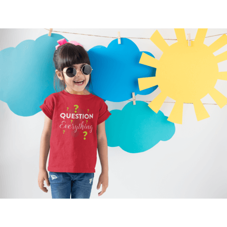 Question Everything Kid's T-Shirt - BBT Apparel