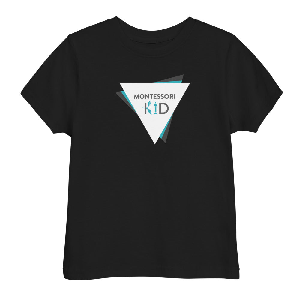 Montessori Kid Toddler T-Shirt&color_Black