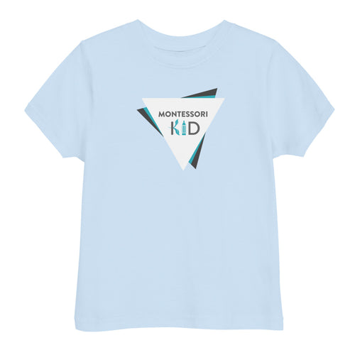 Montessori Kid Toddler T-Shirt&color_Light Blue