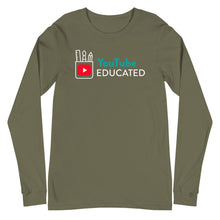 Load image into Gallery viewer, Youtube Educated Unisex Long Sleeve Tee - BBT Apparel