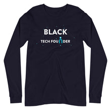 Load image into Gallery viewer, Black Tech Founder Unisex Long Sleeve Tee | Black Tech Men