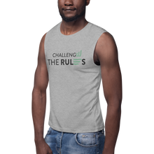 Load image into Gallery viewer, Challenge the Rules Unisex Muscle Shirt | BBT Apparel 