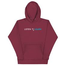 Load image into Gallery viewer, Listen to Learn Unisex Hoodie