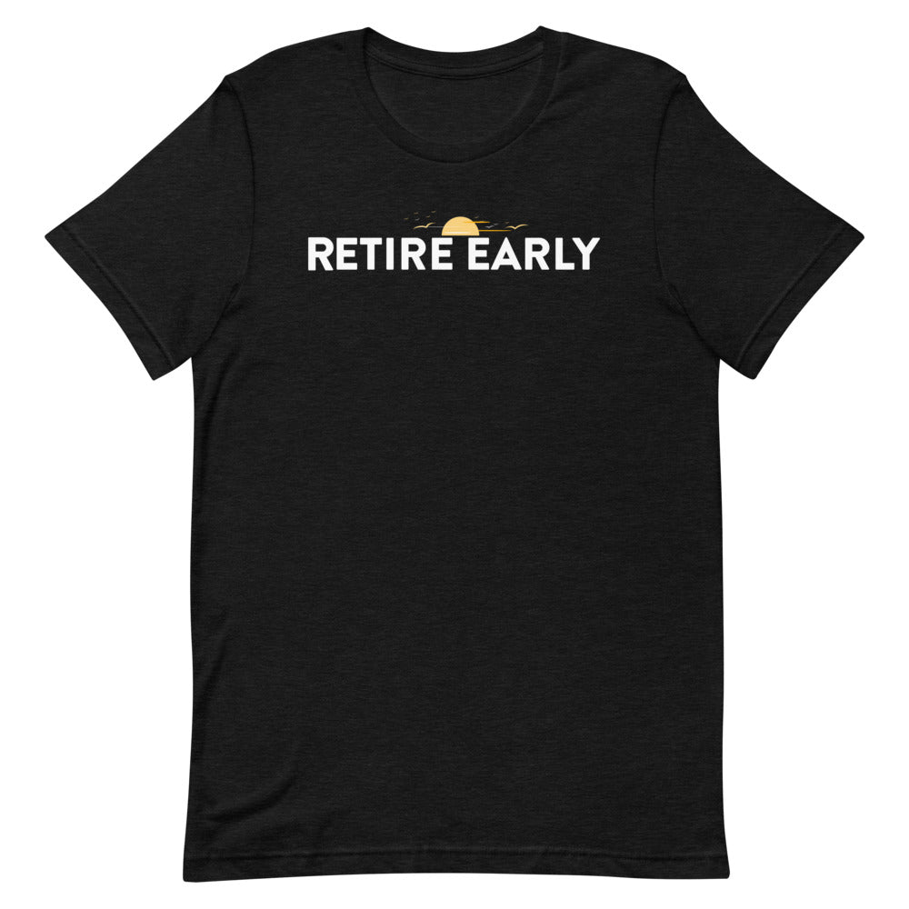 Retire Early Men's T-Shirt&color_Black Heather