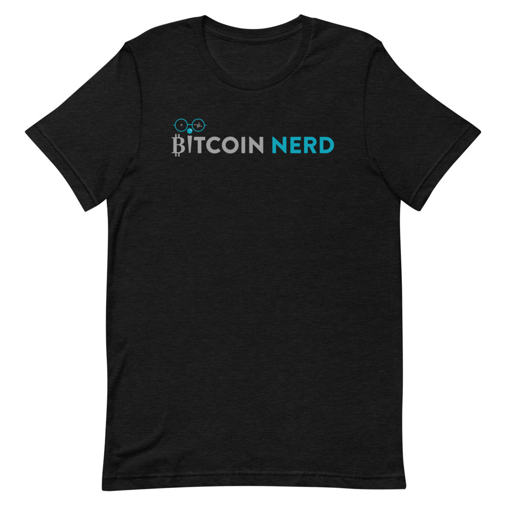 Bitcoin Nerd Men's T-Shirt&color_Black Heather