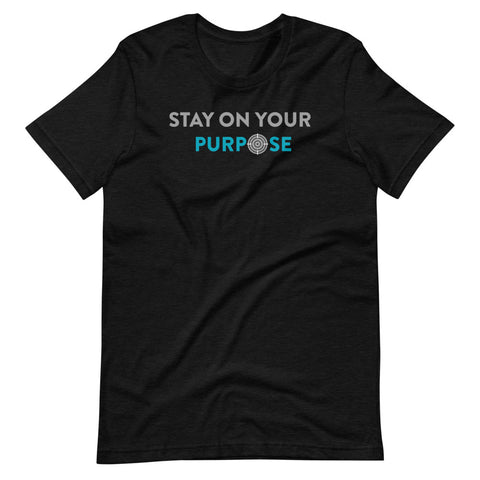 Stay on Your Purpose Women's T-Shirt&color_Black Heather