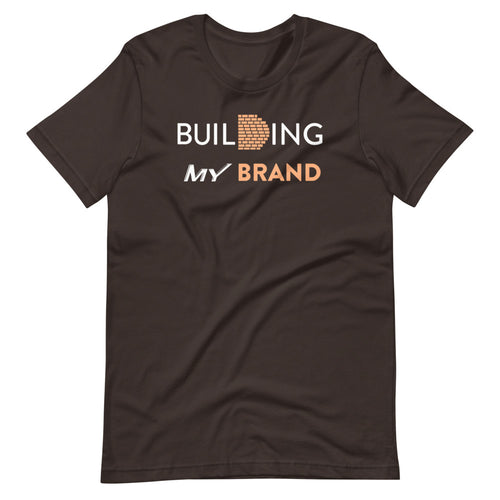 Building My Brand Men's T-Shirt | Personal Brand&color_Oxblood Black