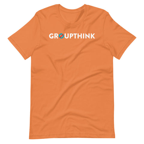 No Groupthink Women's T-Shirt&color_Burnt Orange