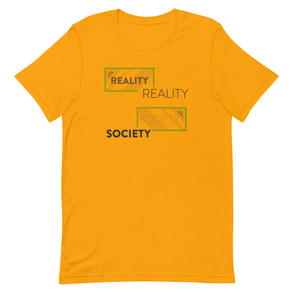 Reality > Society Men's T-Shirt - BBT Apparel&color_Gold