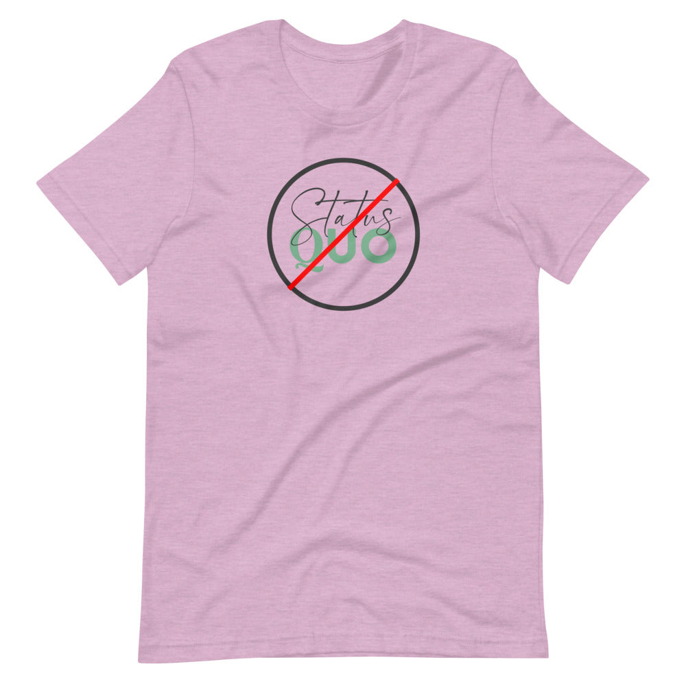 No Status Quo Unisex T-Shirt - BBT Apparel&color_Heather Prism Lilac