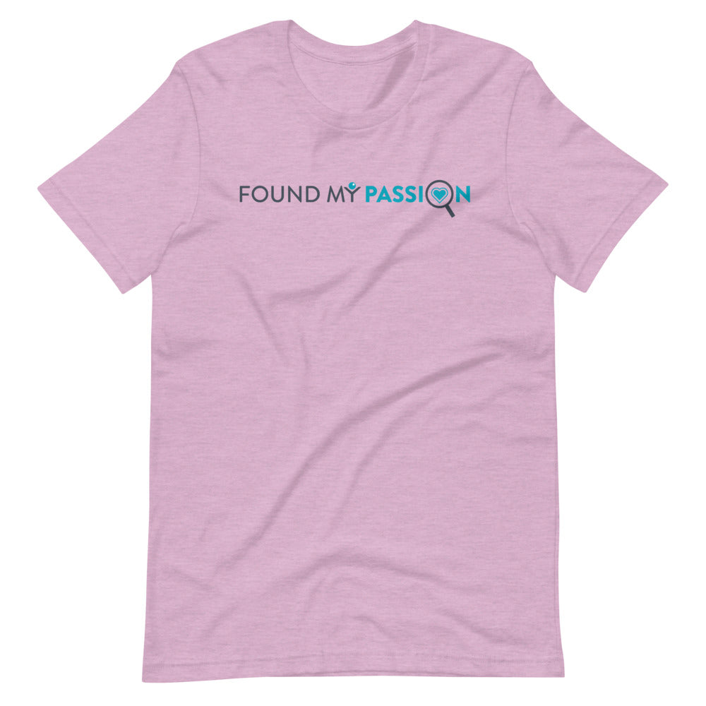 Found My Passion Women's T-Shirt&color_Heather Prism Lilac