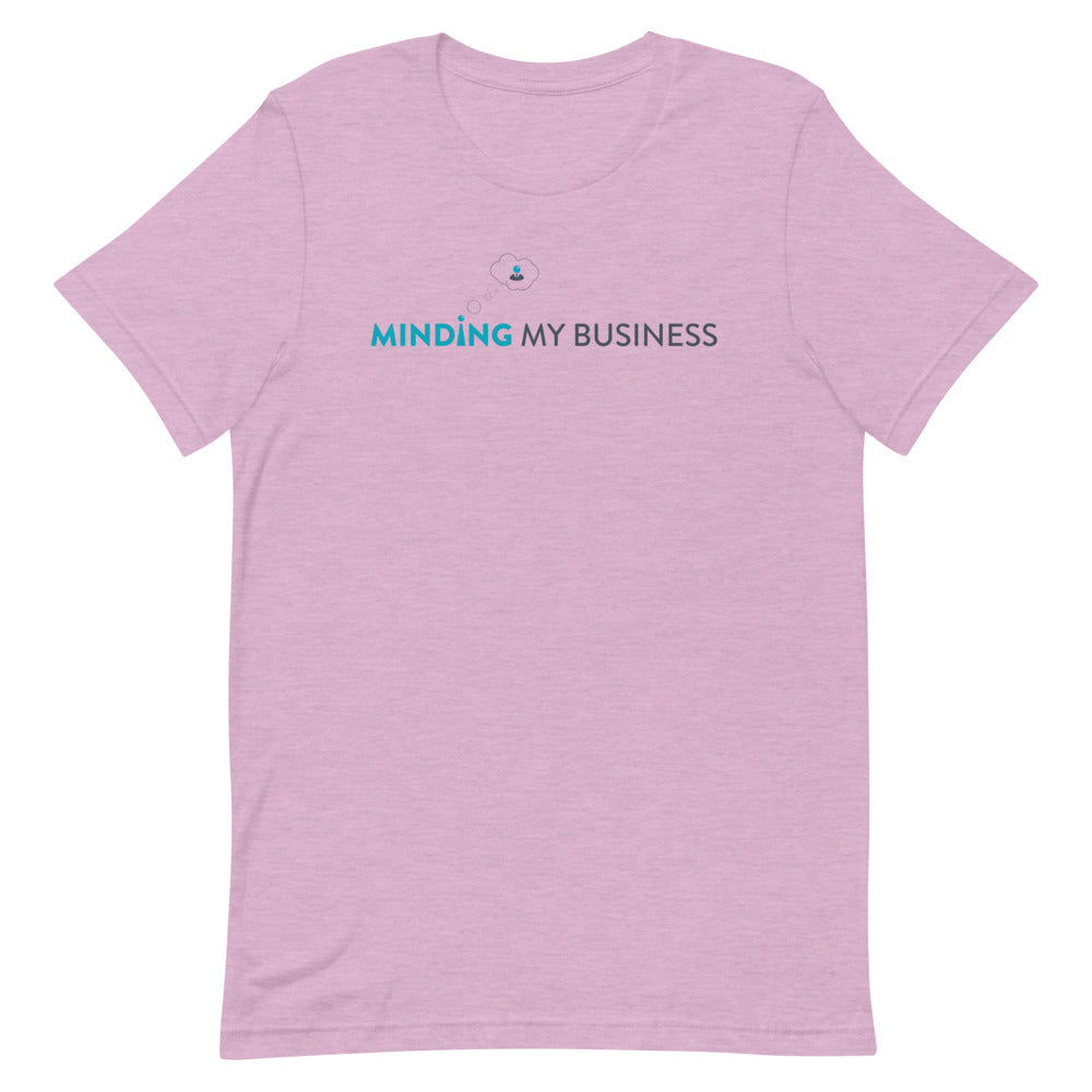 Minding My Business Men's T-Shirt&color_Heather Prism Lilac