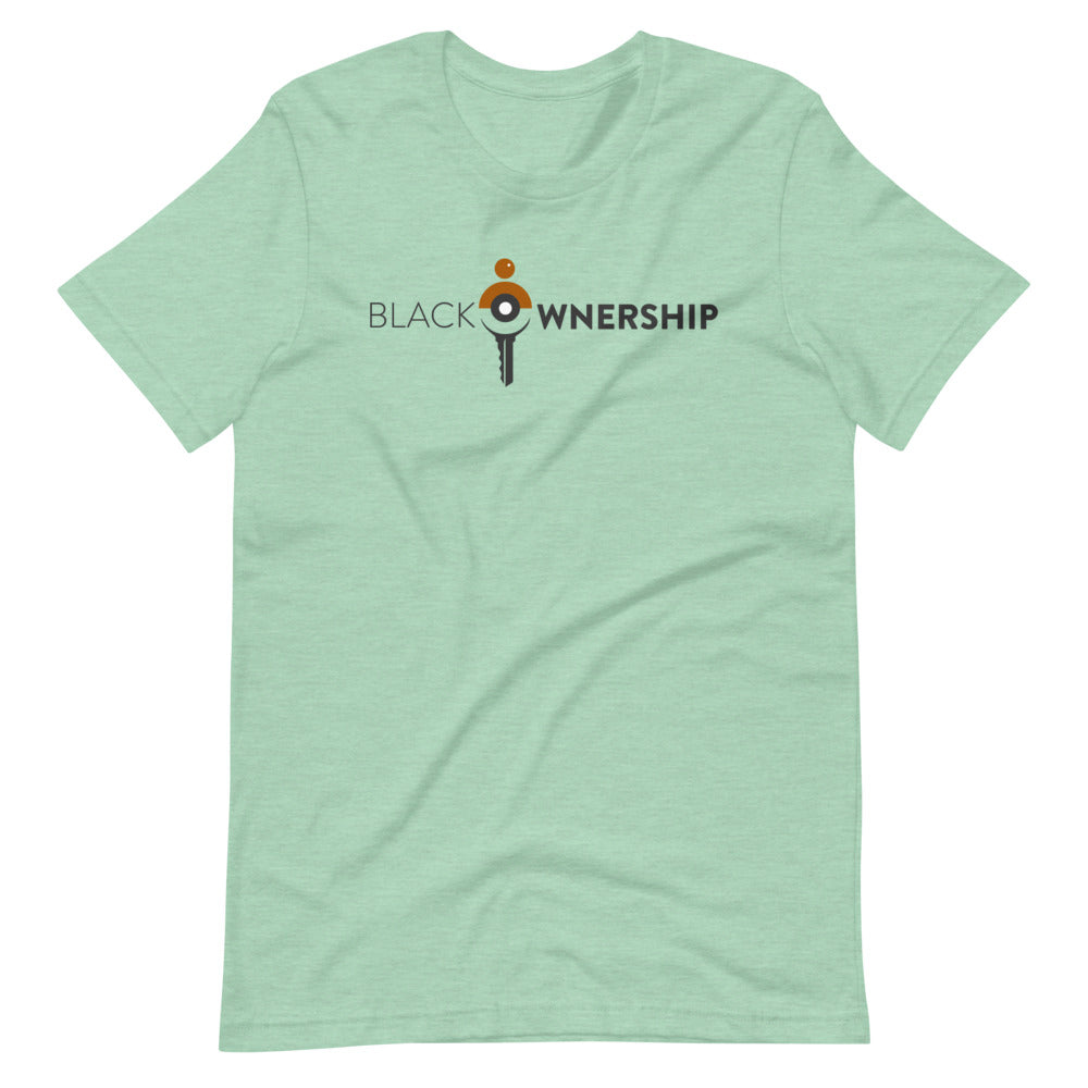 Black Ownership Men's T-Shirt | BBT Apparel&color_Heather Mint