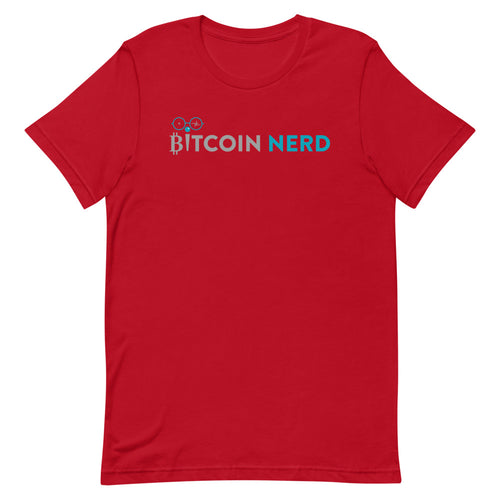 Bitcoin Nerd Men's T-Shirt&color_Red