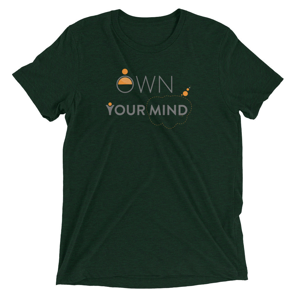 Own Your Mind Men's T-Shirt - BBT Apparel&color_Emerald Triblend