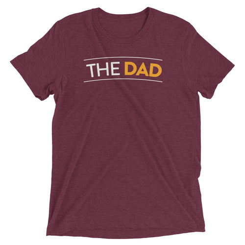 The Dad Men's T-Shirt - BBT Apparel&color_Maroon Triblend