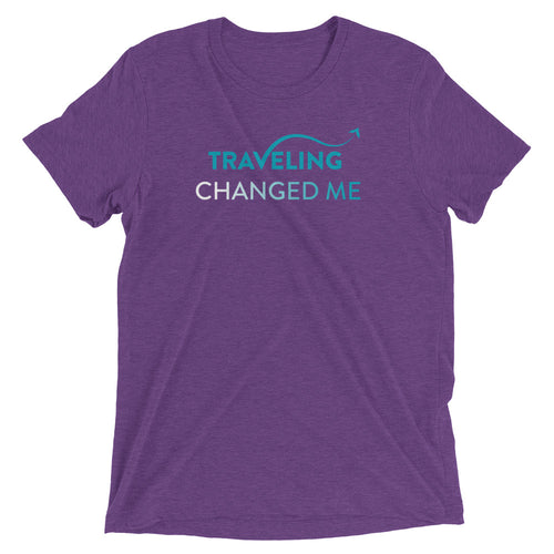 Traveling Changed Me Women's T-Shirt&color_Purple Tribend