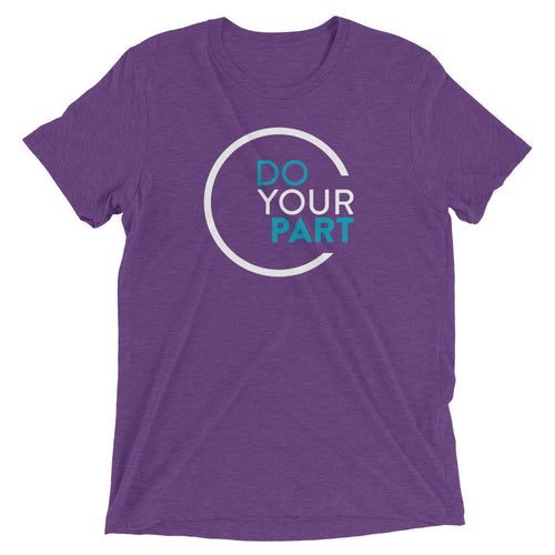 Do Your Part Women's T-Shirt&color_Purple Triblend
