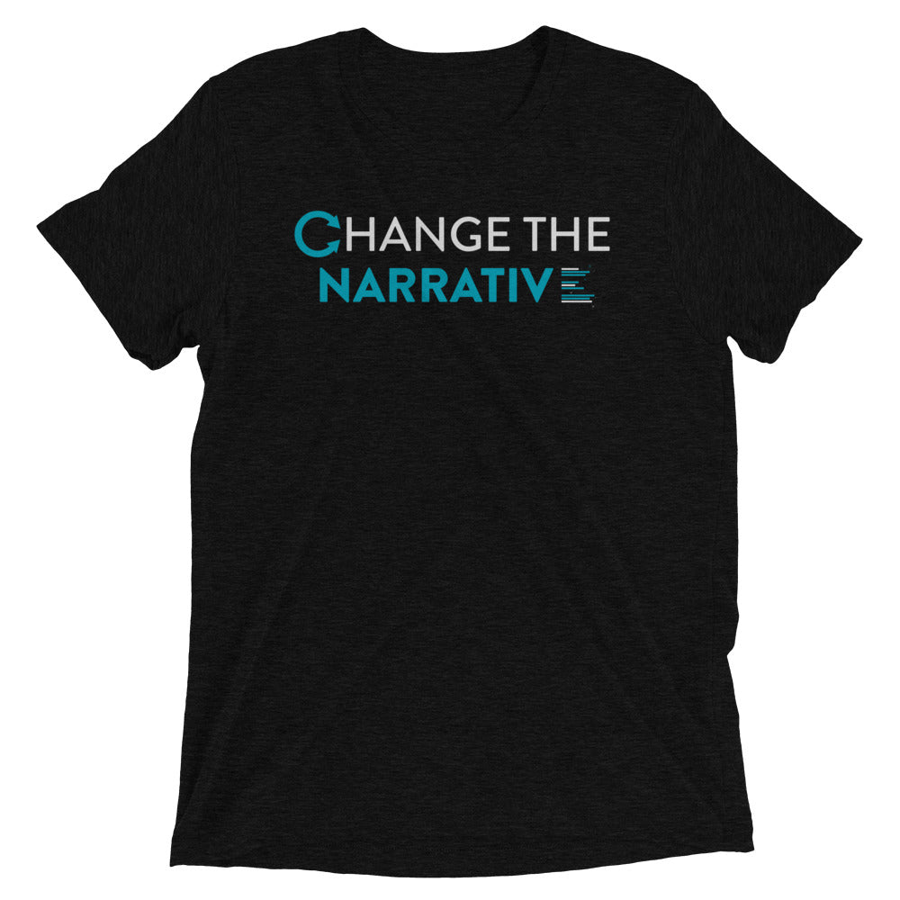 Change the Narrative Men's T-Shirt - BBT Apparel & color_Solid Black Triblend