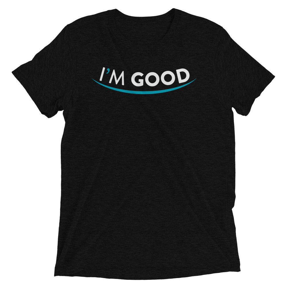 I'm Good Men's T-Shirt&color_Solid Black