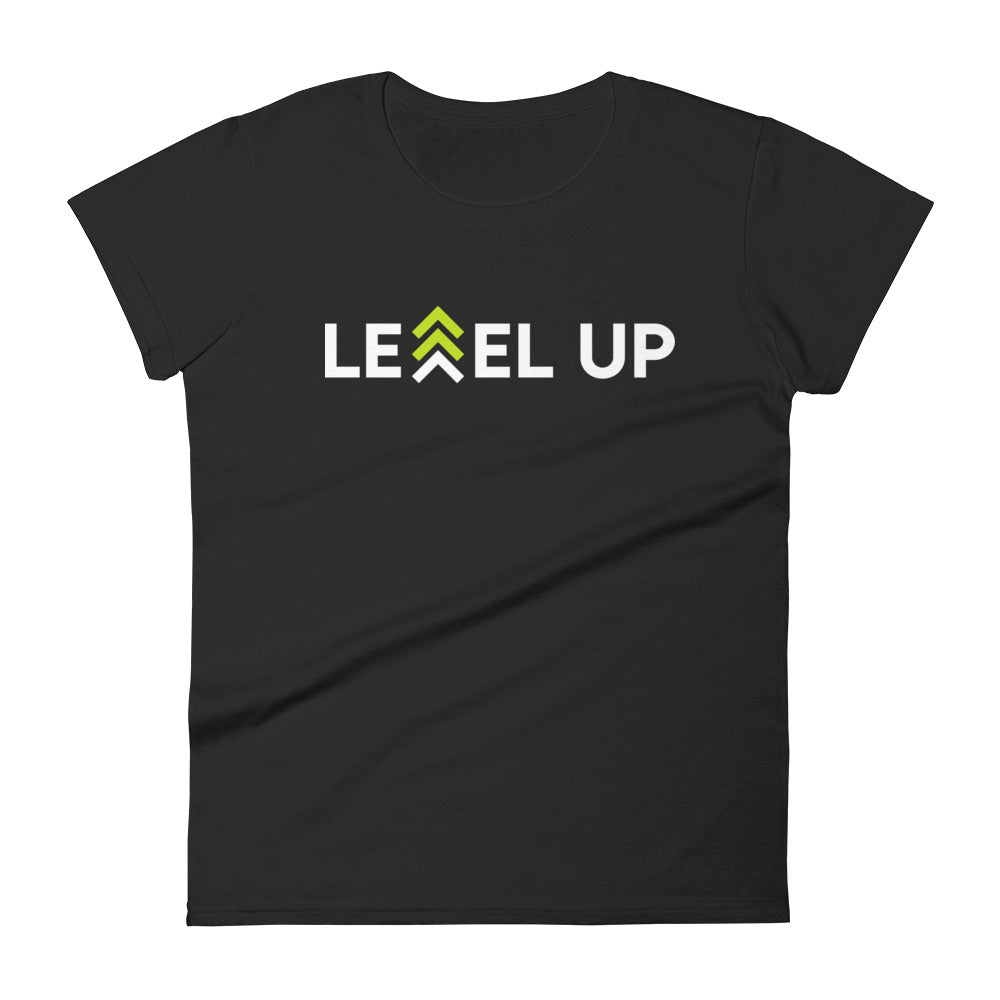Level Up Women's T-Shirt | Reputation&color_Black
