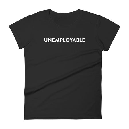 Unemployable Women's T-Shirt&color_Black