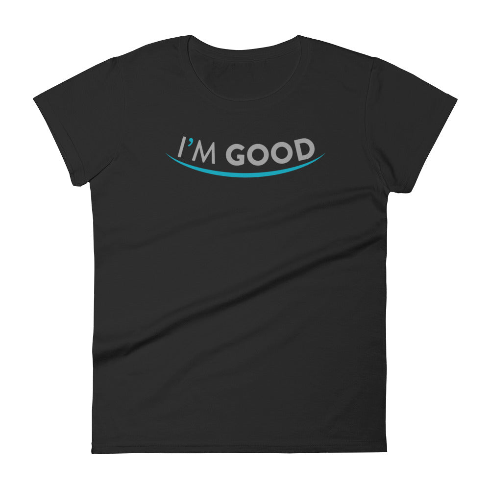 I'm Good Women's T-Shirt&color_Black