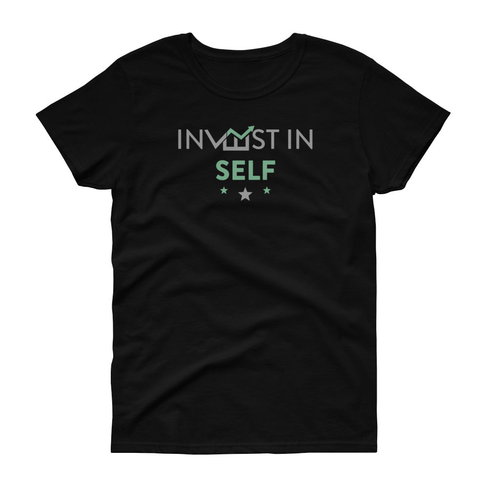 Invest in Self Women's T-Shirt - BBT Apparel&color_Black