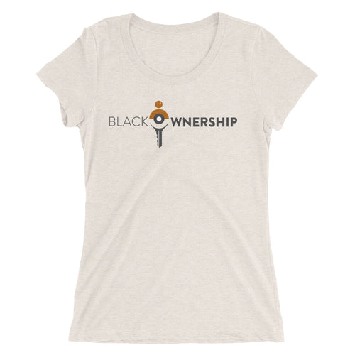 Black Ownership Women's T-Shirt | Black Women&color_Oatmeal Triblend