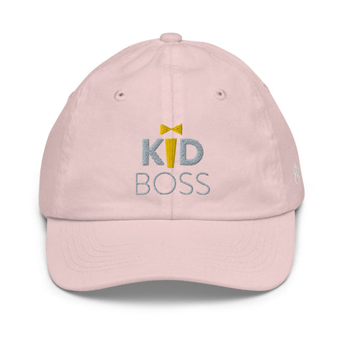 Kid Boss Youth Baseball Cap&color_Light Pink