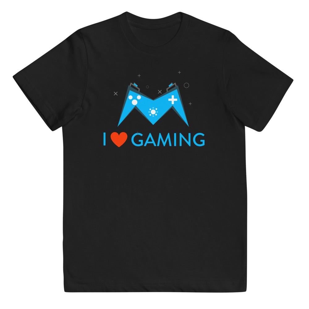 I Love Gaming Kid's T-Shirt&color_Black