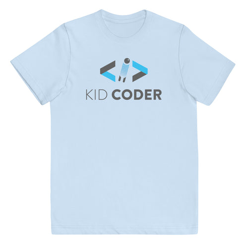 Kid Coder Kid's T-shirt&color_Light Blue