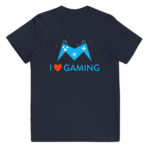 I Love Gaming Kid's T-Shirt&color_Navy