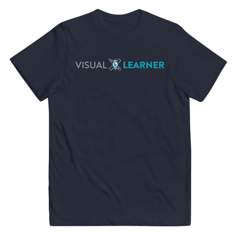 Visual Learner Kid's T-Shirt&color_Navy