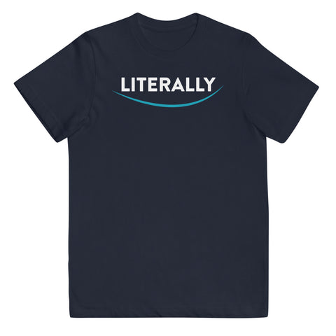 Literally Kid's T-Shirt&color_Navy