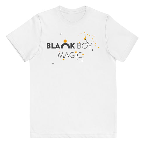 Black Boy Magic Kid's T-Shirt&color_White